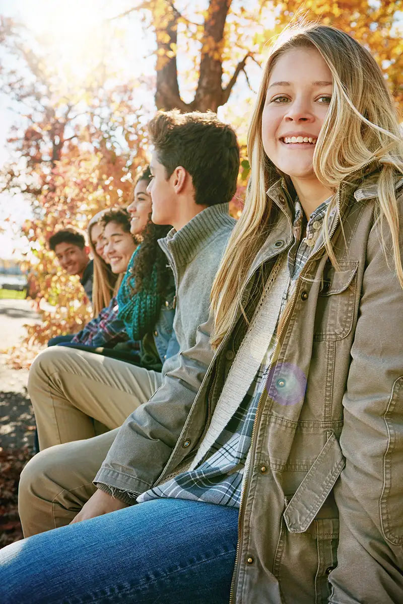 Young people spending time together